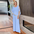 Women's Elegantly Cut Two-Piece Ensemble