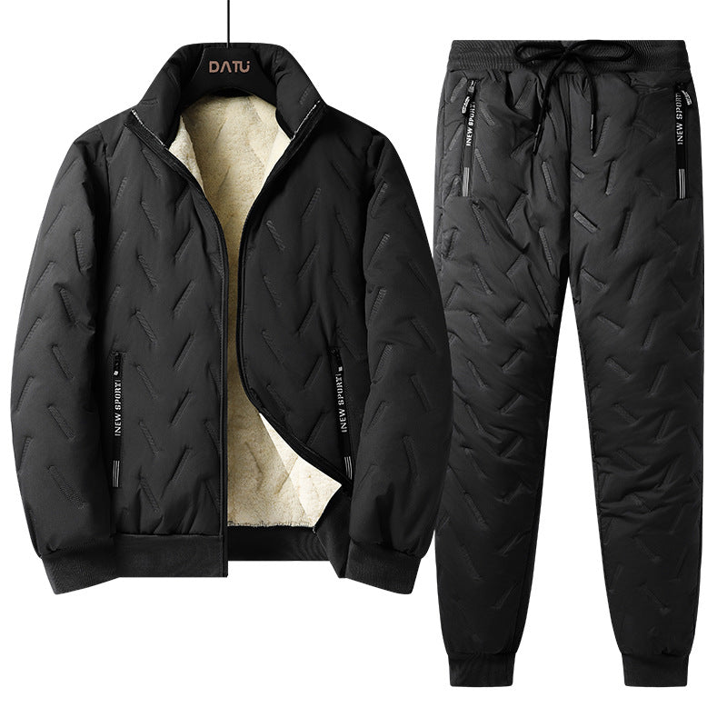 Men's Three-Piece Quilted Winter Set