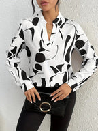 Elegant Women's Blouse with Modern Pattern