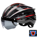 Bicycle Helmet with Integrated Visor and Innovative Ventilation System
