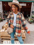 Women's Plaid Flannel Shirt