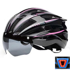 Bicycle Helmet with Integrated Visor and Innovative Ventilation System