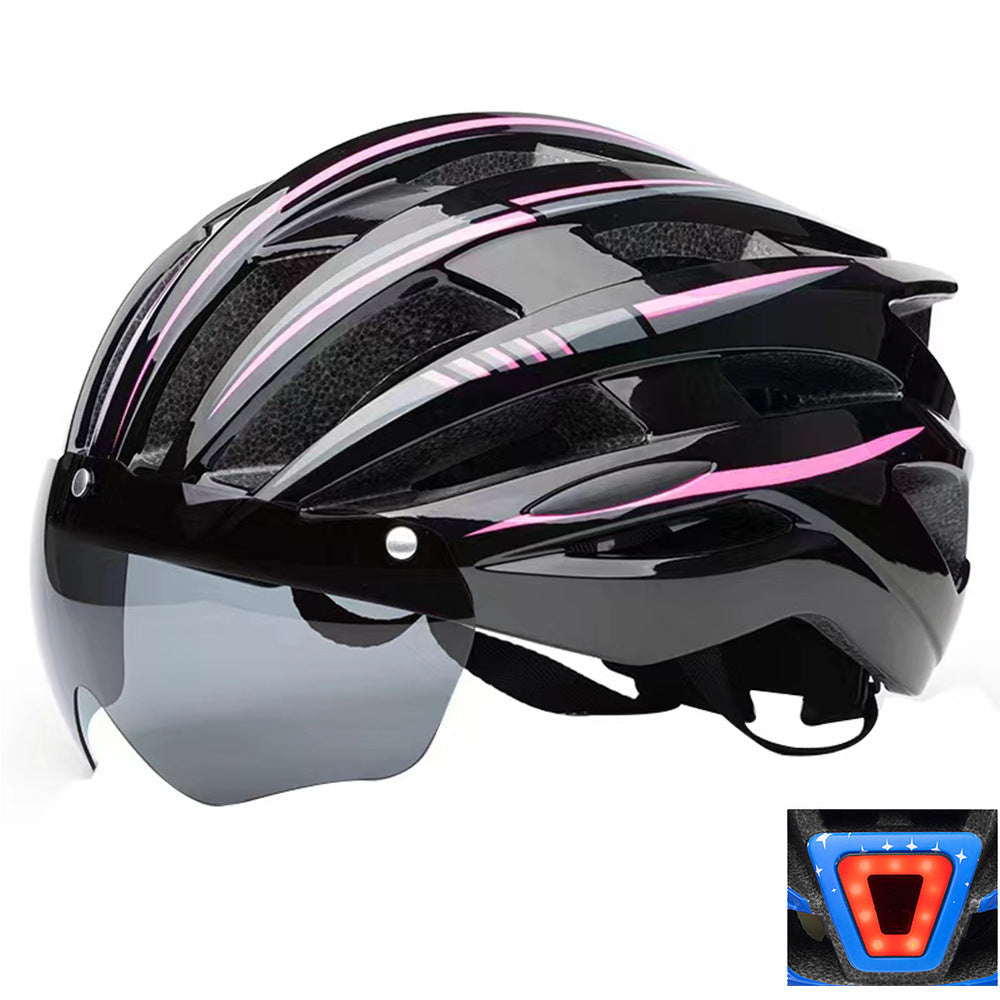 Bicycle Helmet with Integrated Visor and Innovative Ventilation System