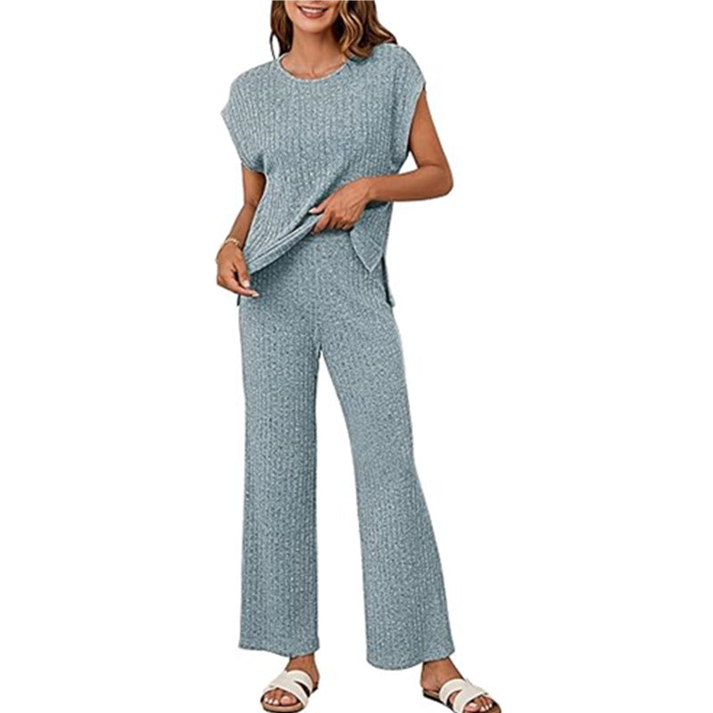 Women's Knitted Two-Piece Suit