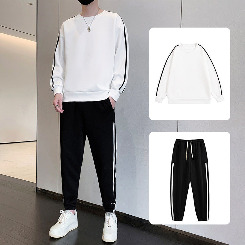 Men's Sporty Sweatshirt Set