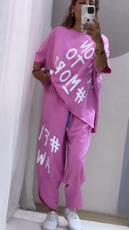 Women's Casual Oversized Sweater and Jogger Set