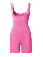 Women's Form-Fitting Onesie with Wide Straps