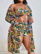 Women's Swimwear with Full-Length Cover-Up