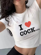 Women's Statement Crop T-Shirt