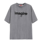 Women's Comfortable Oversized T-Shirt with Creative Print