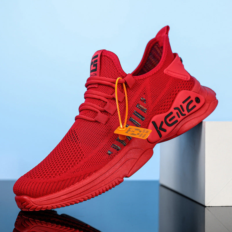 Women's Breathable Casual Sneakers with Elastic Lacing System