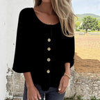 Women's Elegant and Casual Blouse with Button Detail