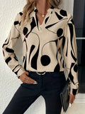 Elegant Women's Blouse with Modern Pattern