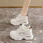 Women's Breathable Comfort Sneakers with Cushioned Sole