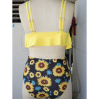 Women's Asymmetrical Ruffle Swimsuit