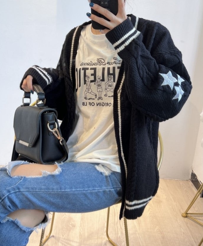 Knitted Oversized Cardigan