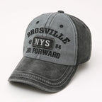 Men's Vintage-Inspired Distressed Baseball Cap