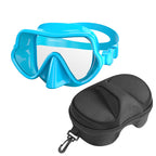 Diving mask with wide field of vision