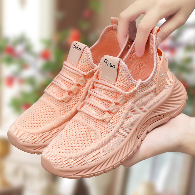 Women's Breathable Casual Sneakers with Cushioned Sole