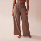 Women's Elegant Pleated Casual Trousers