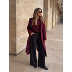 Elegant Long Wool Coat