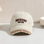 Men's Casual Distressed Textured Baseball Cap
