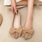 Women's Ballet Flats with Decorative Bow