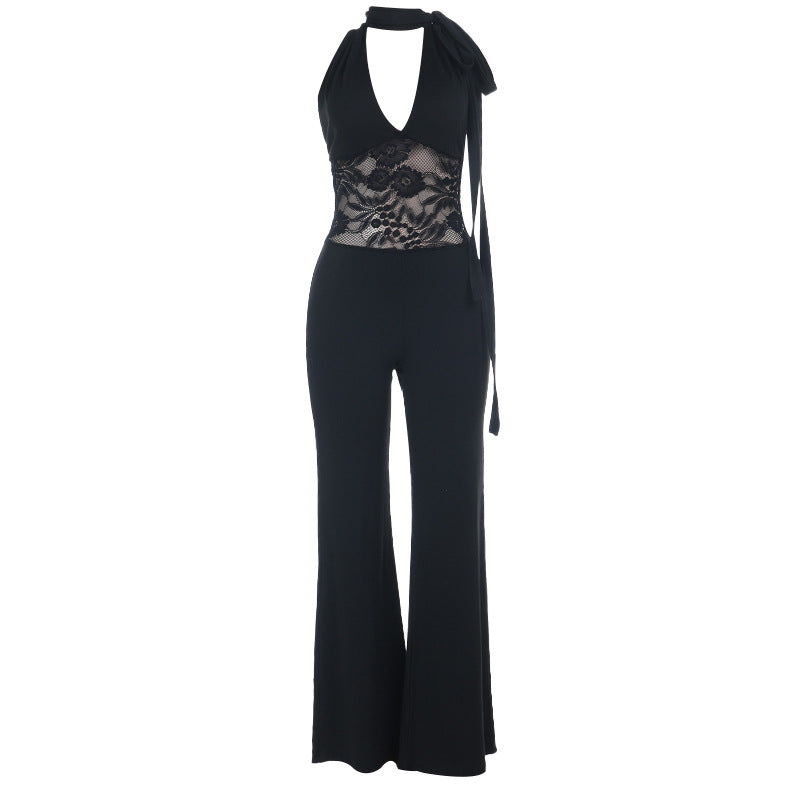 Women's Bodysuit with Lace Top