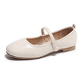 Women's Ballet Flats with Decorative Strap and Comfortable Sole