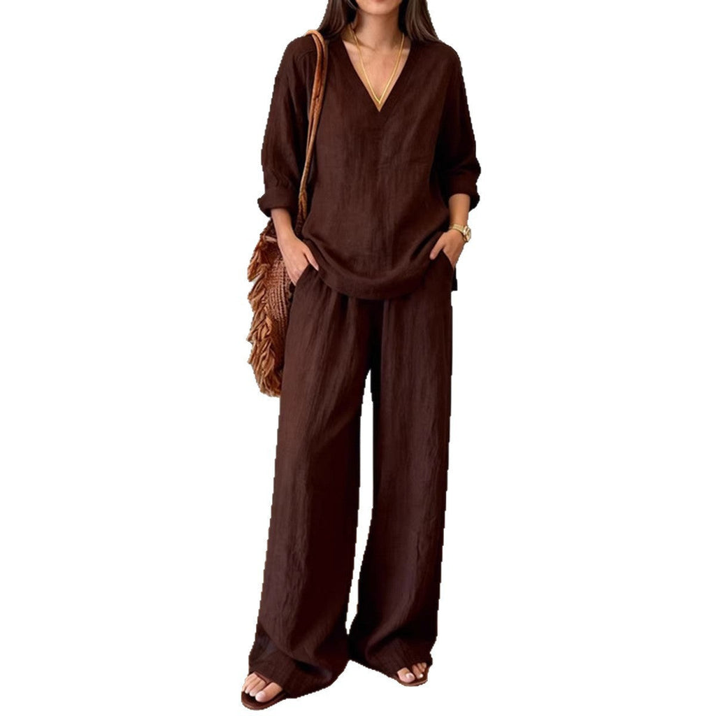 Comfortable Women's Pants with Relaxed Fit and Pockets