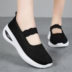 Women's Breathable Casual Sneakers with Elastic Strap
