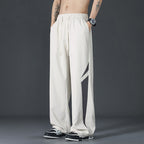 Men's Casual Sports Pants with Breathable Inserts