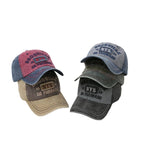 Men's Vintage-Inspired Distressed Baseball Cap