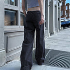 Women's Comfortable Casual Pants with Elastic Waistband and Practical Pockets