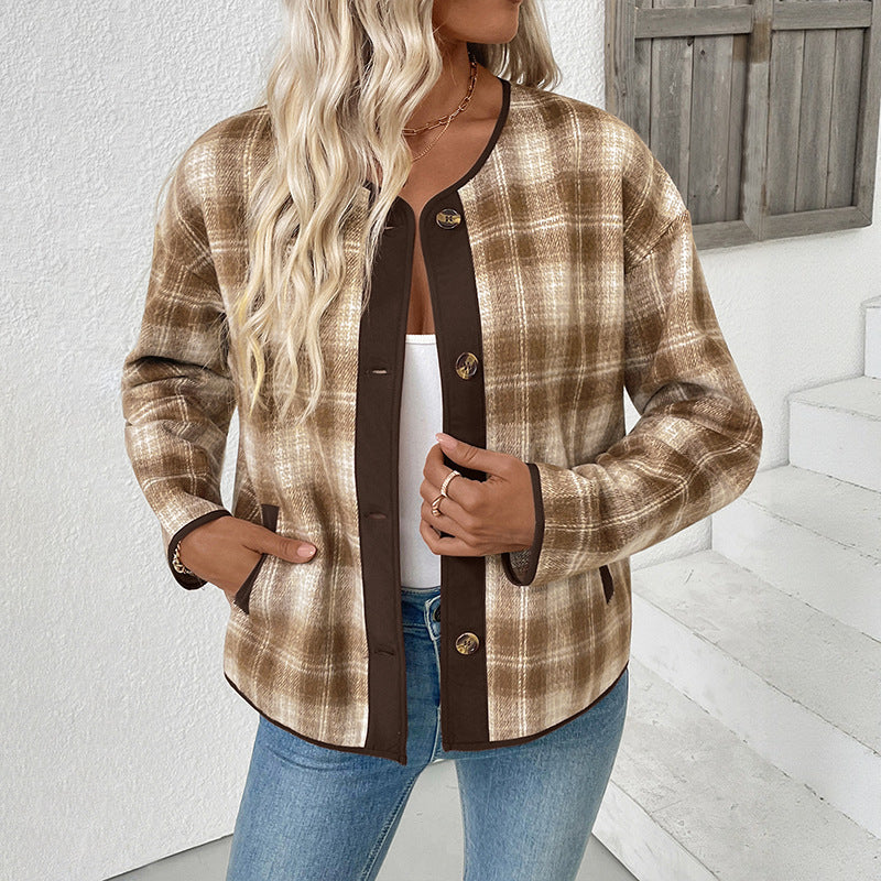 Women's Plaid Overshirt