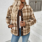 Women's Plaid Overshirt