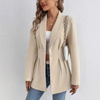 Women's Elegant and Tasteful Blazer Jacket with Waist Detail