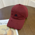 Men's Distressed Casual Baseball Cap
