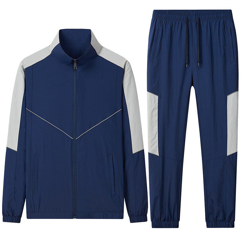 Men's Two-Piece Breathable Nylon Training Set