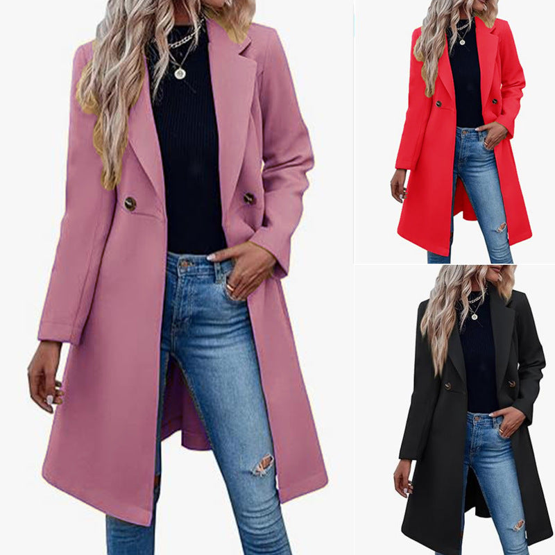 Women's Elegant and Fashionable Long Jacket