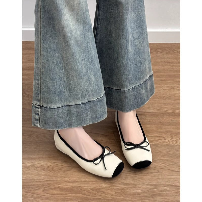 Women's Ballet Flats with Elegant Glitter Design and Comfortable Footbed