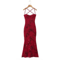 Women's Bodycon Dress with Floral Lace Trim