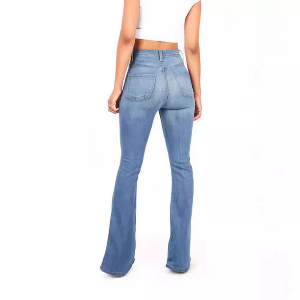 Women's High-Waisted Bootcut Jeans