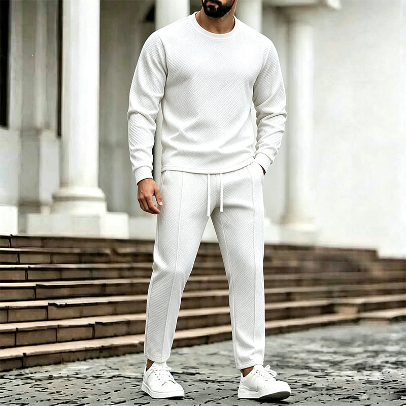 Men's Textured Lounge Set