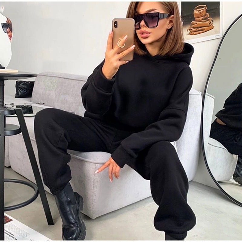 Women's Cozy Sweatshirt and Pants Set