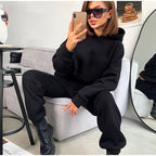 Women's Cozy Sweatshirt and Pants Set