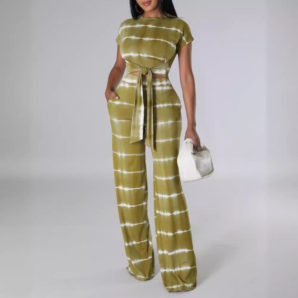 Elegant Jumpsuit with Waist Belt
