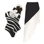 Women's Swimsuit with Floral Detail
