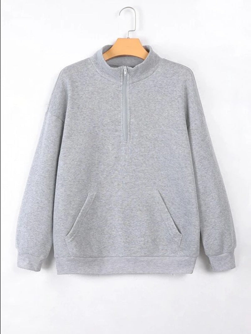 Women's Comfortable Mock Neck Pullover