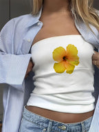 Women's Bandeau Top with Sporty France Design